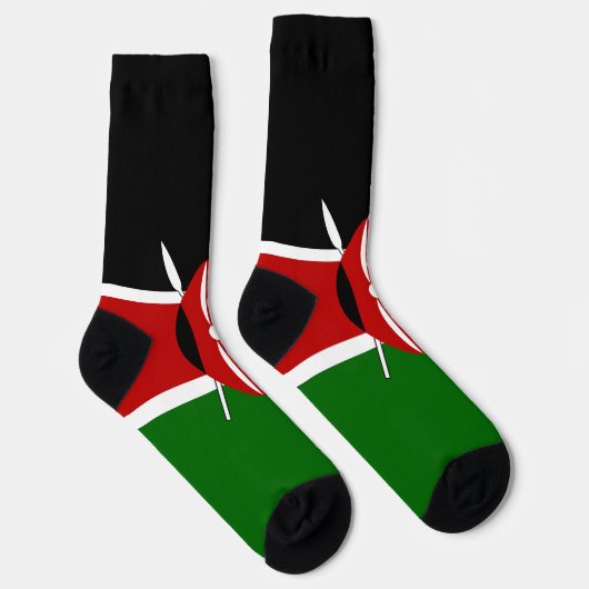 Kenya Flag Sokken (Rechts)