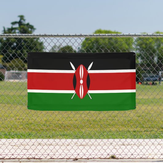 Kenya Flag Spandoek (Insitu)