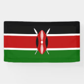 Kenya Flag Spandoek (Horizontaal)