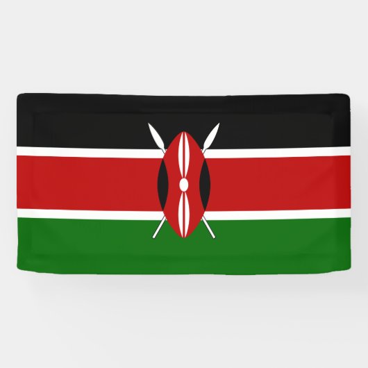 Kenya Flag Spandoek (Horizontaal)