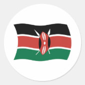 Kenya Flag Sticker (Voorkant)