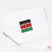 Kenya Flag Sticker (Envelop)