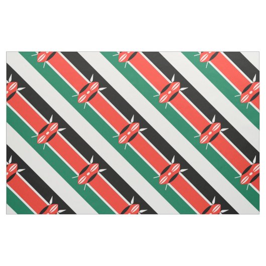 Kenya Flag Stof (Yard (91,4 cm))