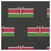 Kenya Flag Stof (Close Up)