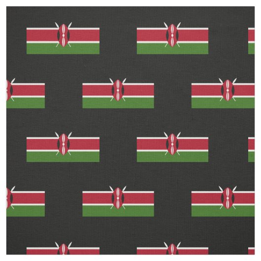 Kenya Flag Stof (Swatch)