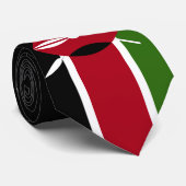 Kenya Flag Stropdas (Opgerold)