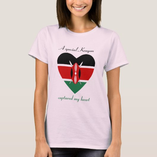 Kenya Flag Sweebaby T-Shirt (Voorkant)