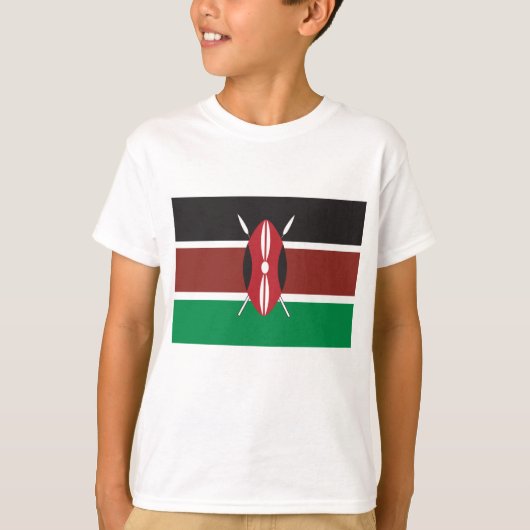 Kenya Flag T-shirt (Voorkant)