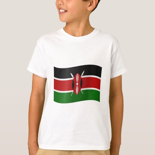 Kenya Flag T-shirt (Voorkant)