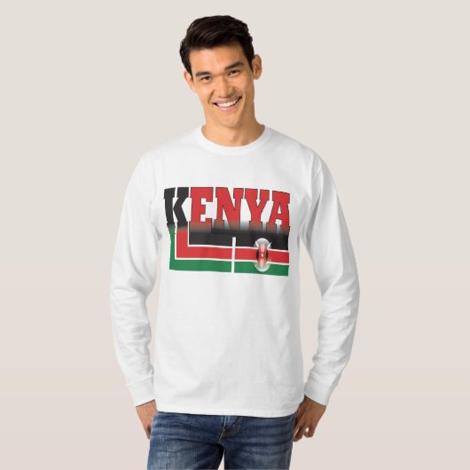 KENYA FLAG T-SHIRT (Voorkant volledig)