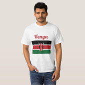 Kenya Flag T-Shirt (Voorkant volledig)