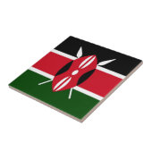 Kenya Flag Tegeltje (Zijkant)