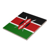 Kenya Flag Tegeltje (Zijkant)