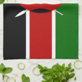 Kenya Flag Theedoek (Gevouwen)