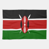 Kenya Flag Theedoek (Horizontaal)