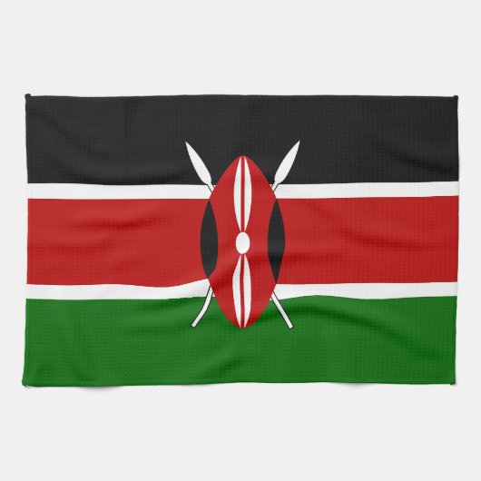 Kenya Flag Theedoek (Horizontaal)