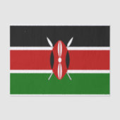 Kenya Flag Tissuepapier (Voorkant)