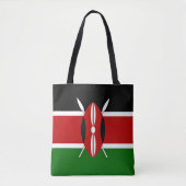 Kenya Flag Tote Bag (Voorkant)