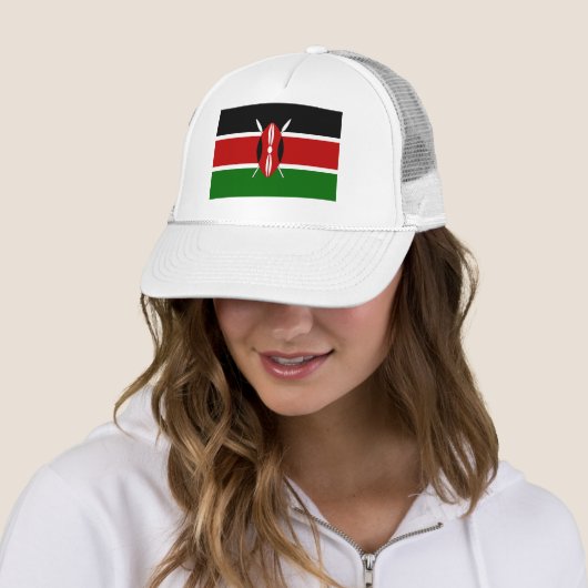 Kenya Flag Trucker Pet (In situ)
