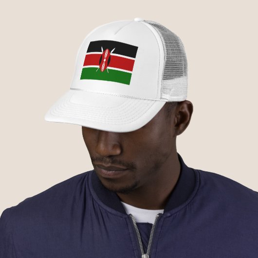 Kenya Flag Trucker Pet (In situ)