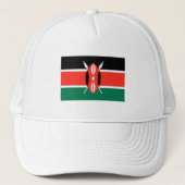 Kenya Flag Trucker Pet (Voorkant)