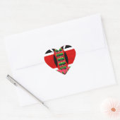 Kenya Flag Tuko Pamoja Hart Sticker (Envelop)