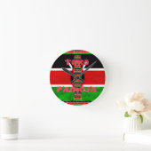 Kenya Flag Tuko Pamoja Ronde Klok (Huis)