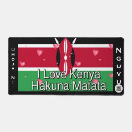 Kenya Flag Umoja ni Nguvu | Red Green Black Patrio Bureaumat