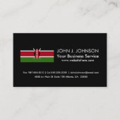 Kenya Flag Visitekaartje (Voorkant)