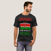 Kenya Funny Rugby T-shirt (Voorkant volledig)