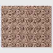 Kenya Giraffe Safari Woven Sourvenir Cadeaupapier (Vlak)