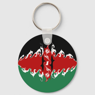 Kenya Gnarly Flag Sleutelhanger