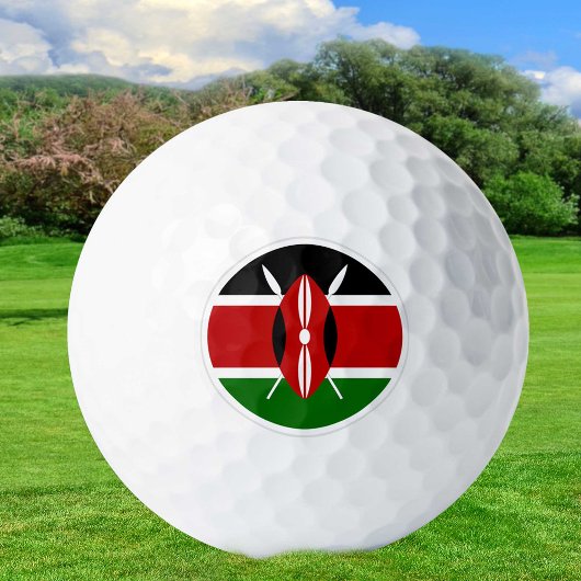 Kenya Golf Balls, Kenyan Flag Golfers / Patriots Golfballen