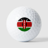 Kenya Golf Balls, Kenyan Flag Golfers / Patriots Golfballen (Voorkant)