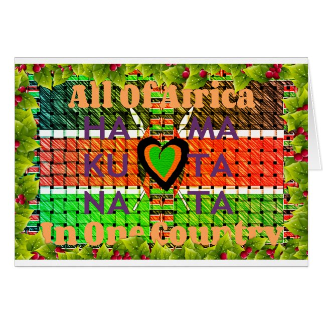 Kenya Hakuna Matata (Voorkant Horizontaal)