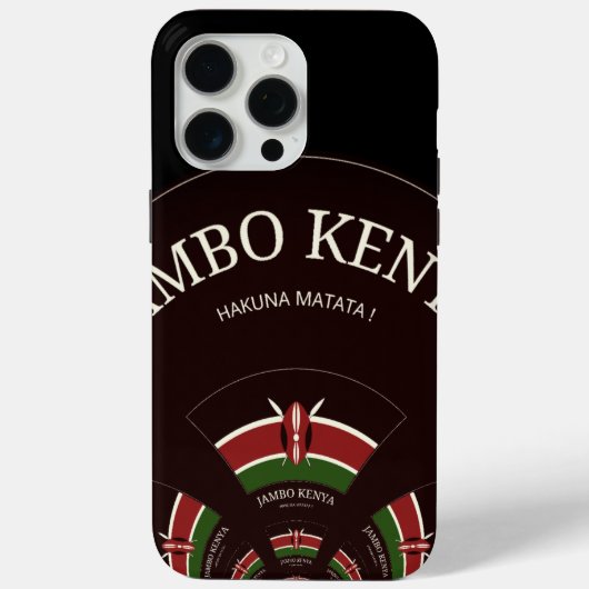 Kenya Hakuna Matata Case-Mate iPhone Case (Achterkant)