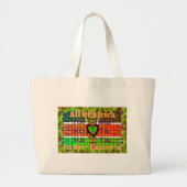 Kenya Hakuna Matata Grote Tote Bag (Voorkant)