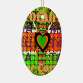 Kenya Hakuna Matata Keramisch Ornament (Rechts)