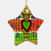 Kenya Hakuna Matata Keramisch Ornament (Rechts)