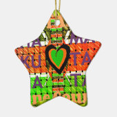 Kenya Hakuna Matata Keramisch Ornament (Links)