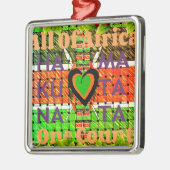 Kenya Hakuna Matata Metalen Ornament (Links)