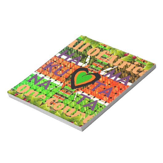 Kenya Hakuna Matata Notitieblok (Linkerzijde)