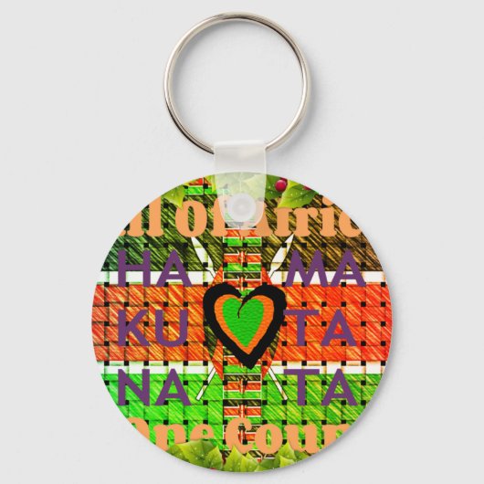Kenya Hakuna Matata Sleutelhanger (Voorkant)