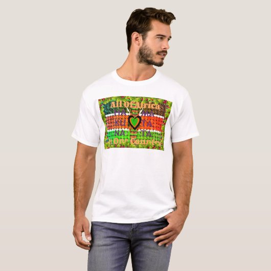 Kenya Hakuna Matata T-shirt (Voorkant volledig)