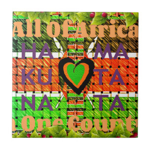 Kenya Hakuna Matata Tegeltje