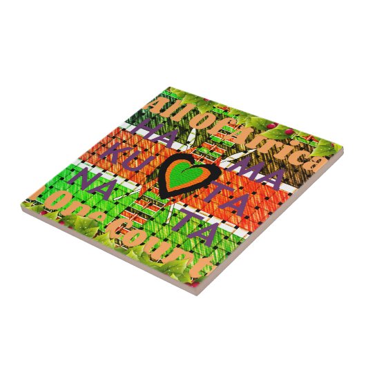 Kenya Hakuna Matata Tegeltje (Zijkant)