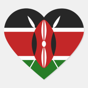 kenya hart sticker
