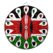 Kenya Hearts Dartbord (Voorkant)