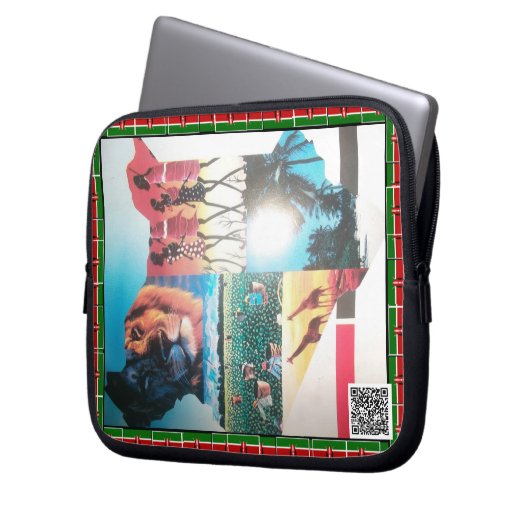  Kenya Heritage Harambee  Laptop Sleeve (Voorkant Links)