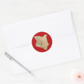 Kenya Kaart Sticker (Envelop)